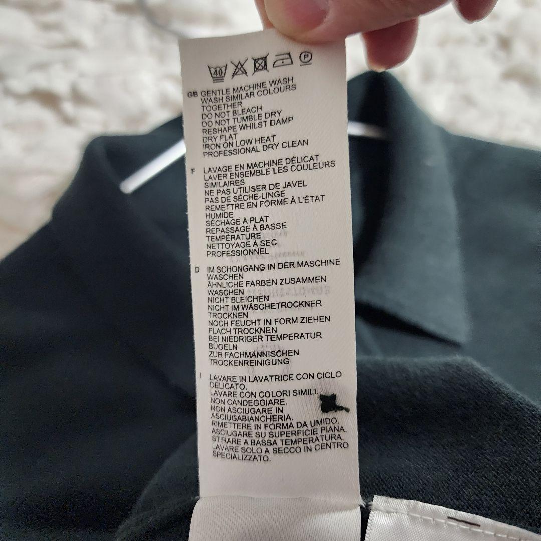 極美品 フレッドペリー ワンポイントロゴ刺繍 リブニットポロシャツ