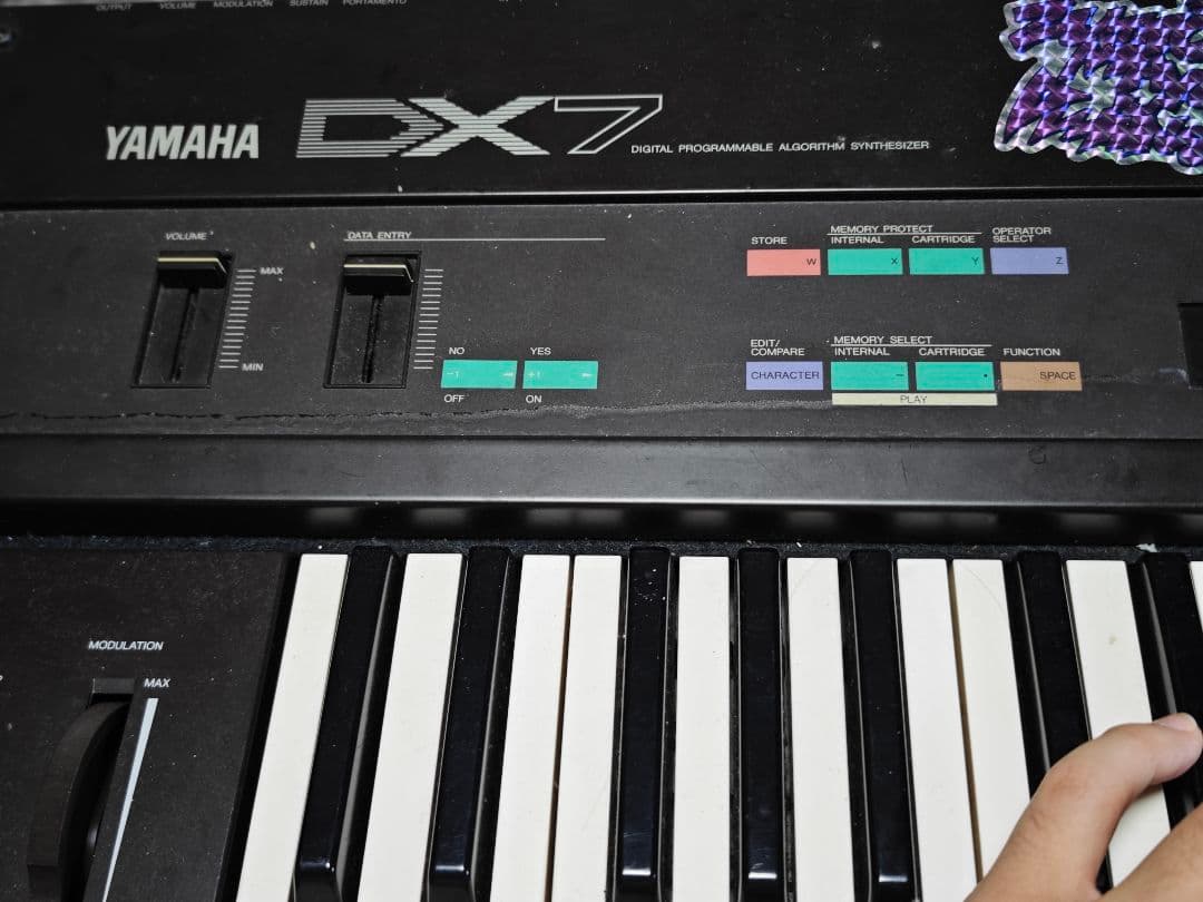 Yamaha DX7 シンセサイザーROM込み 稼働品