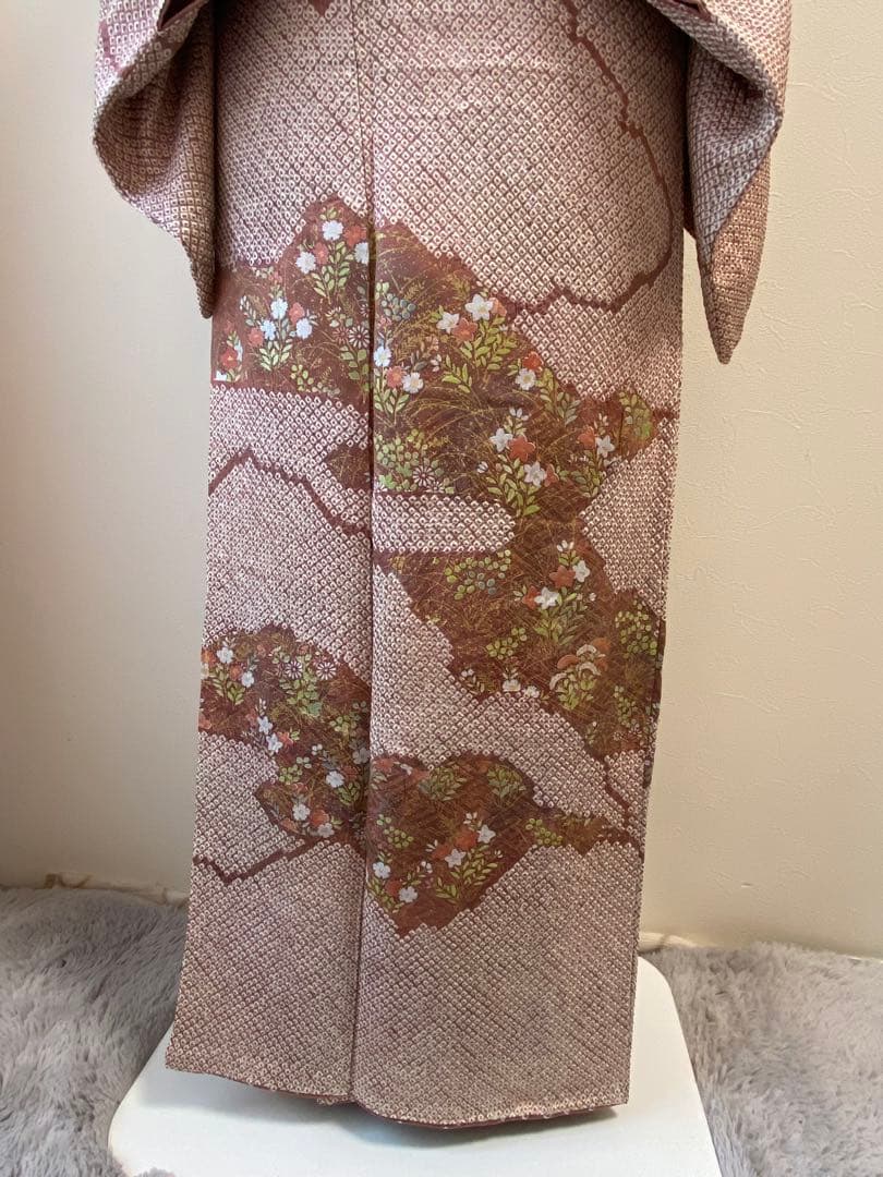 im☆様 正絹　絞り　訪問着　袷