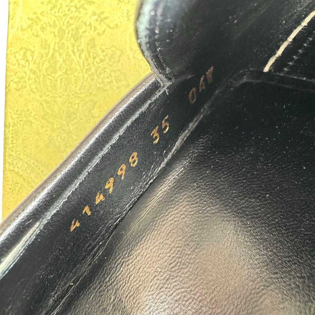 GUCCI グッチ ホースビット ブリクストン ローファー ブラック 35