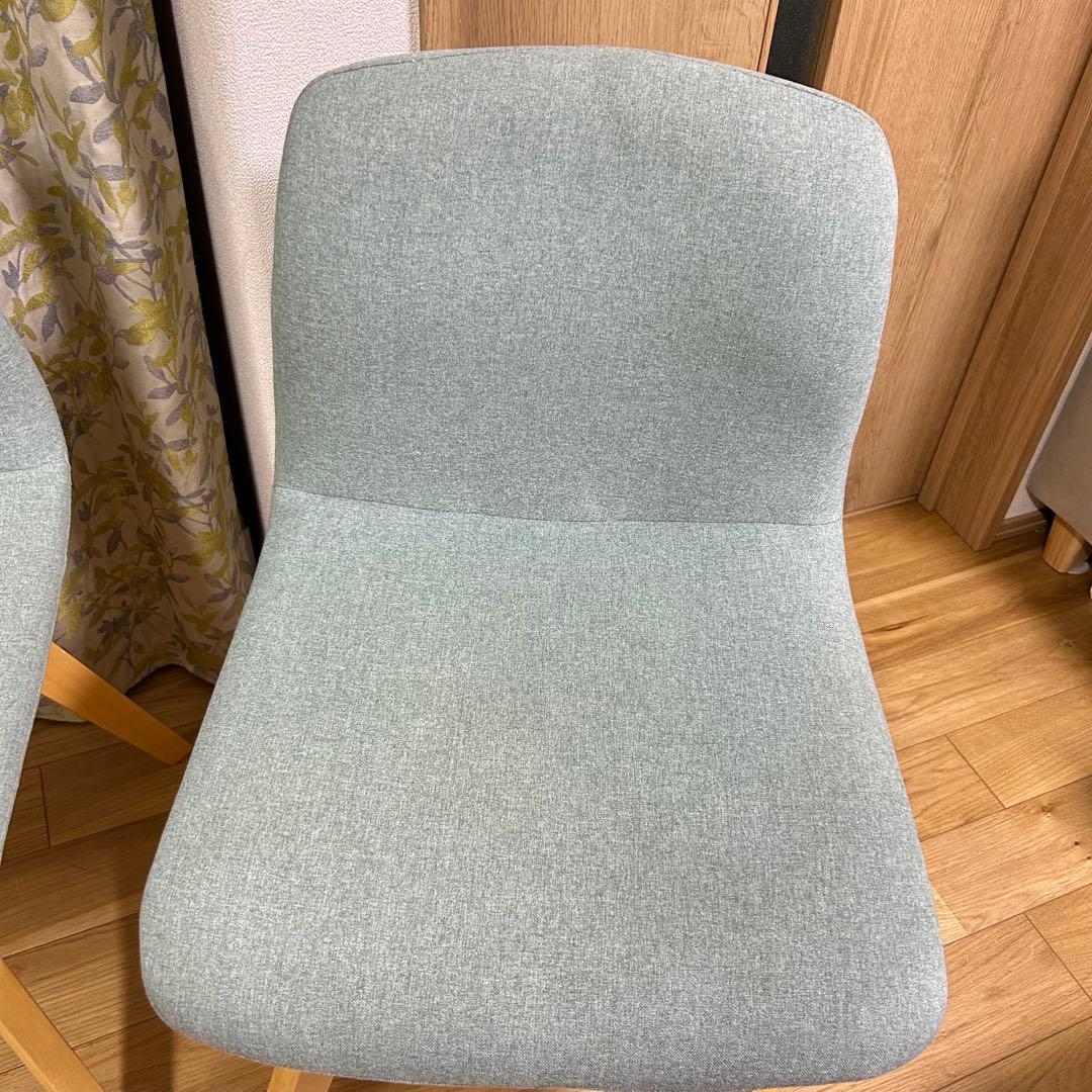 ダイニングチェア　回転椅子　ニトリ　サンデー　2個セット