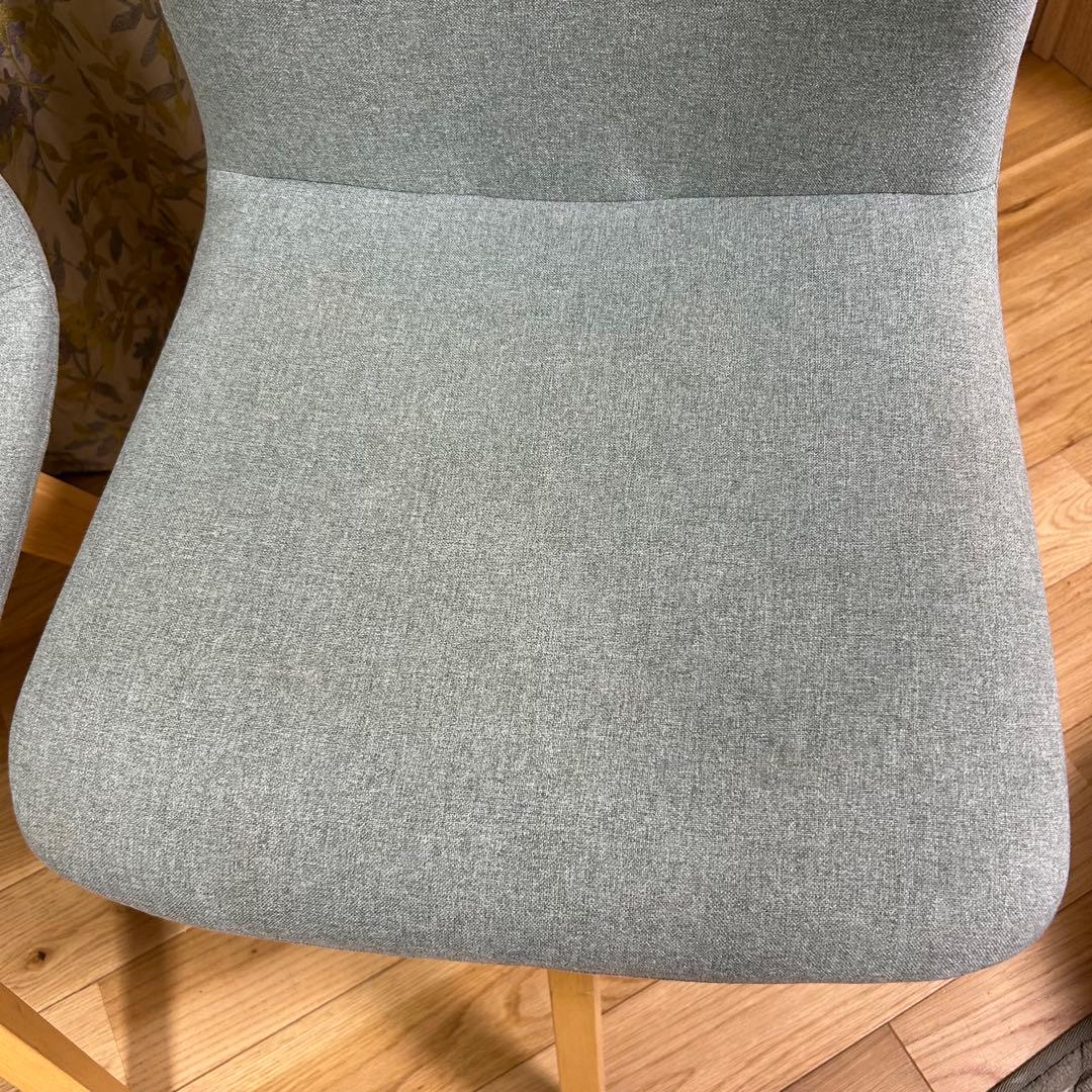 ダイニングチェア　回転椅子　ニトリ　サンデー　2個セット