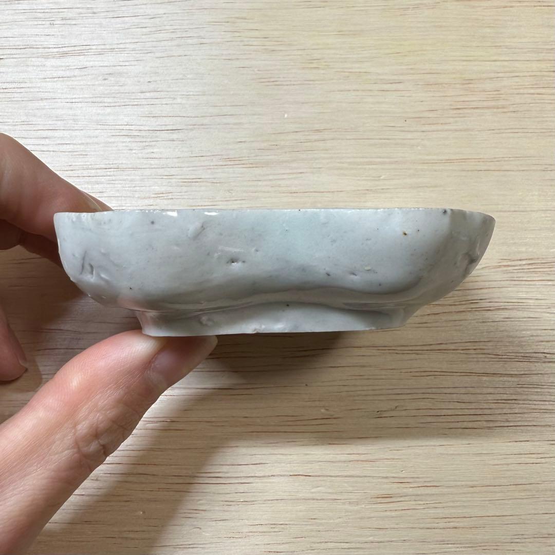 古伊万里 こんにゃく印判 盃 型紙摺印判 小皿 江戸時代 初期伊万里 古美術