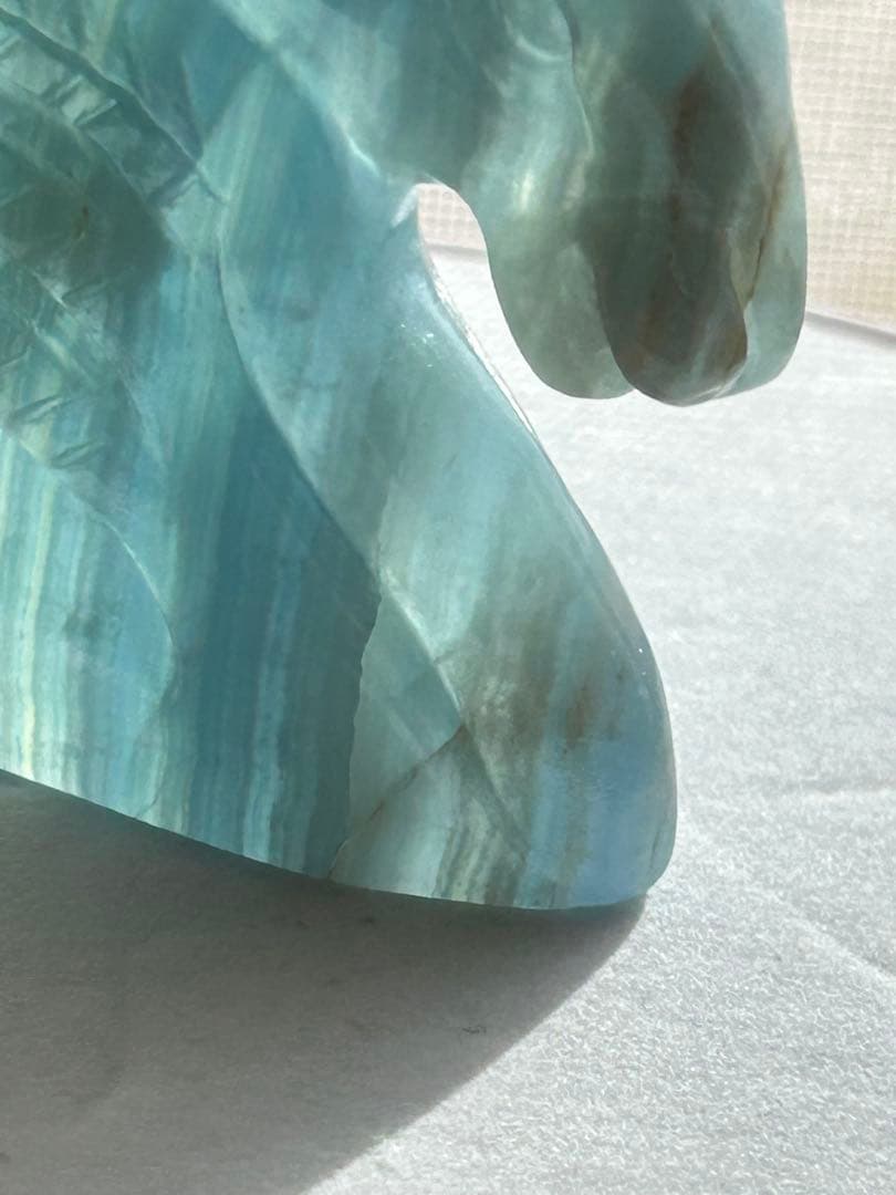 専用ブルーオニキス　ユニコーン　置物