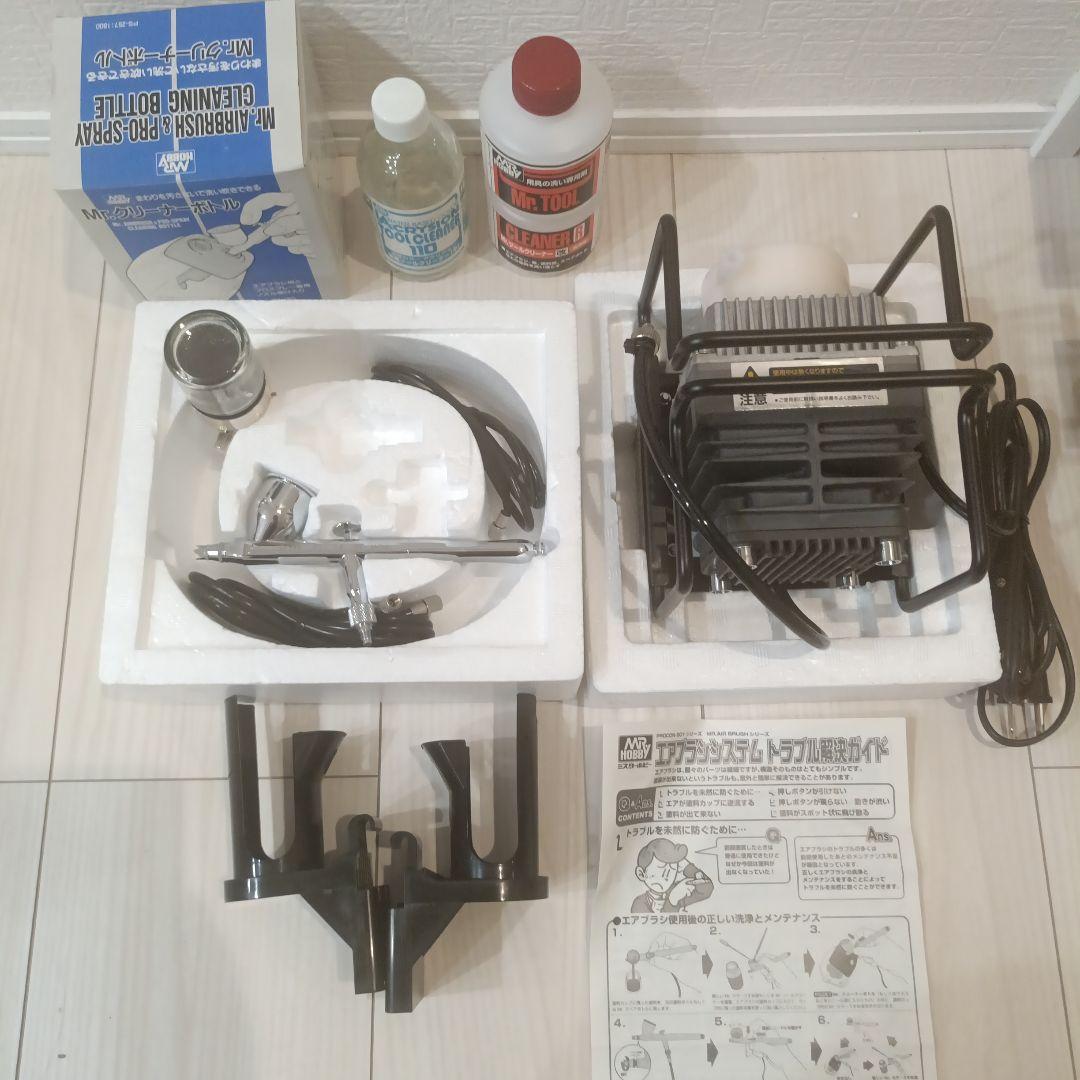 美品　おまけ多数Mr.リニアコンプレッサーL5/エアブラシ/レギュレーターセット