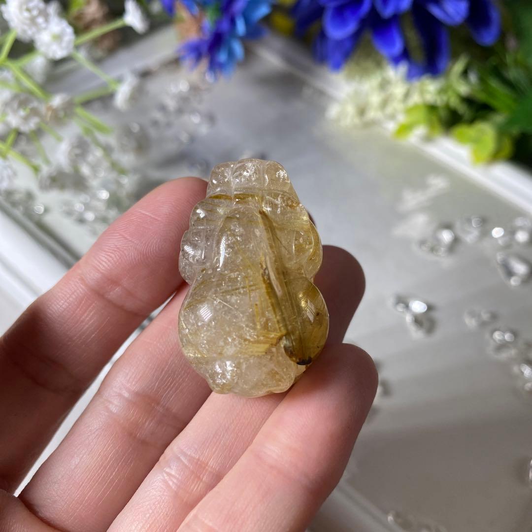 タイチンルチルクォーツ 貔貅