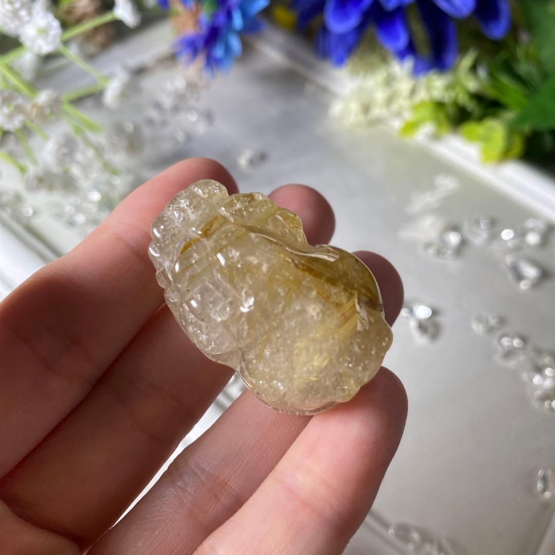 タイチンルチルクォーツ 貔貅