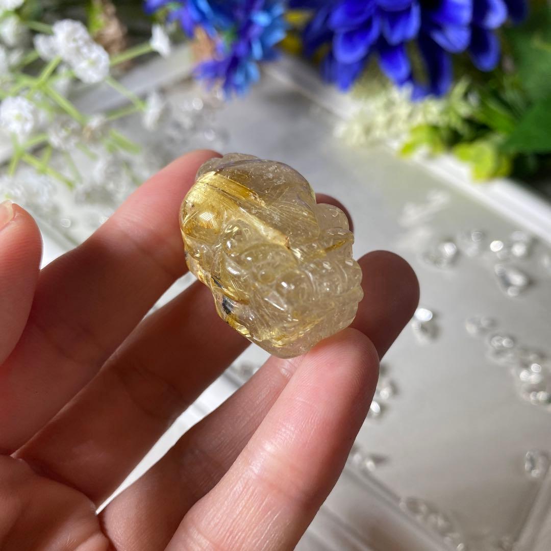 タイチンルチルクォーツ 貔貅