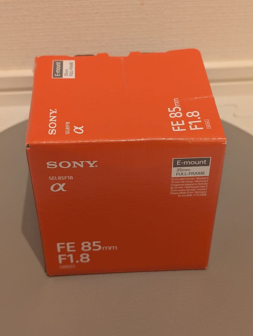 FE 85mm F1.8 SEL85 SONY 単焦点レンズ