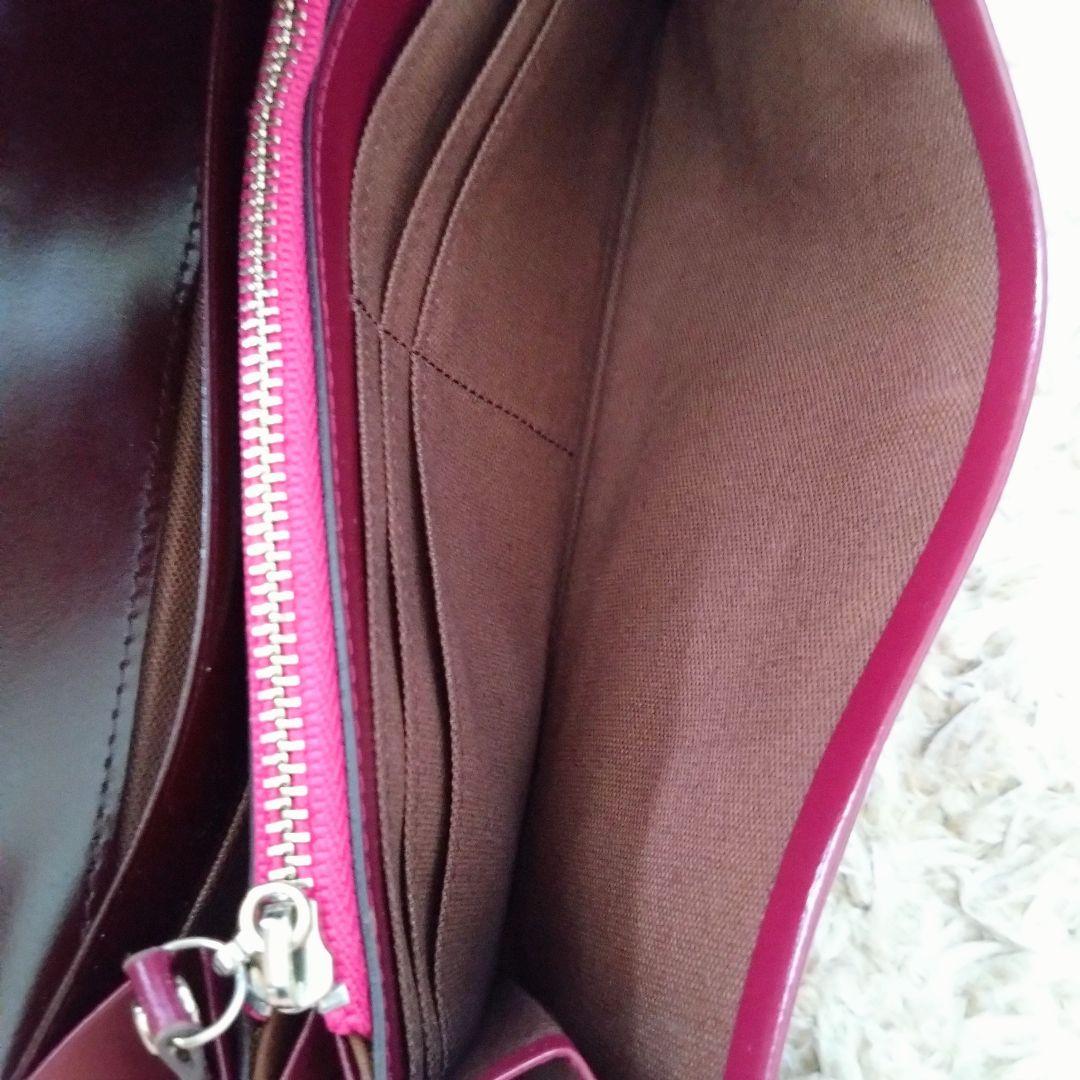 【美品】ヴィヴィアンウエストウッド　ボルドー　長財布　牛革　箱付　ギャランティ付