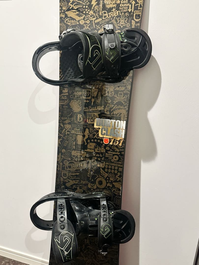 Burton Clash 151cmスノーボード(ビンディング付き)2点セット