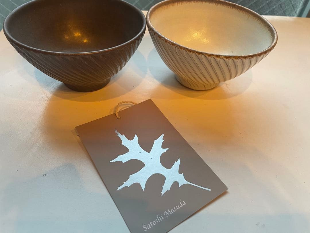 食器セット 4点 増田哲士 うつわ 丸皿　長角皿 皿 プレート　茶碗