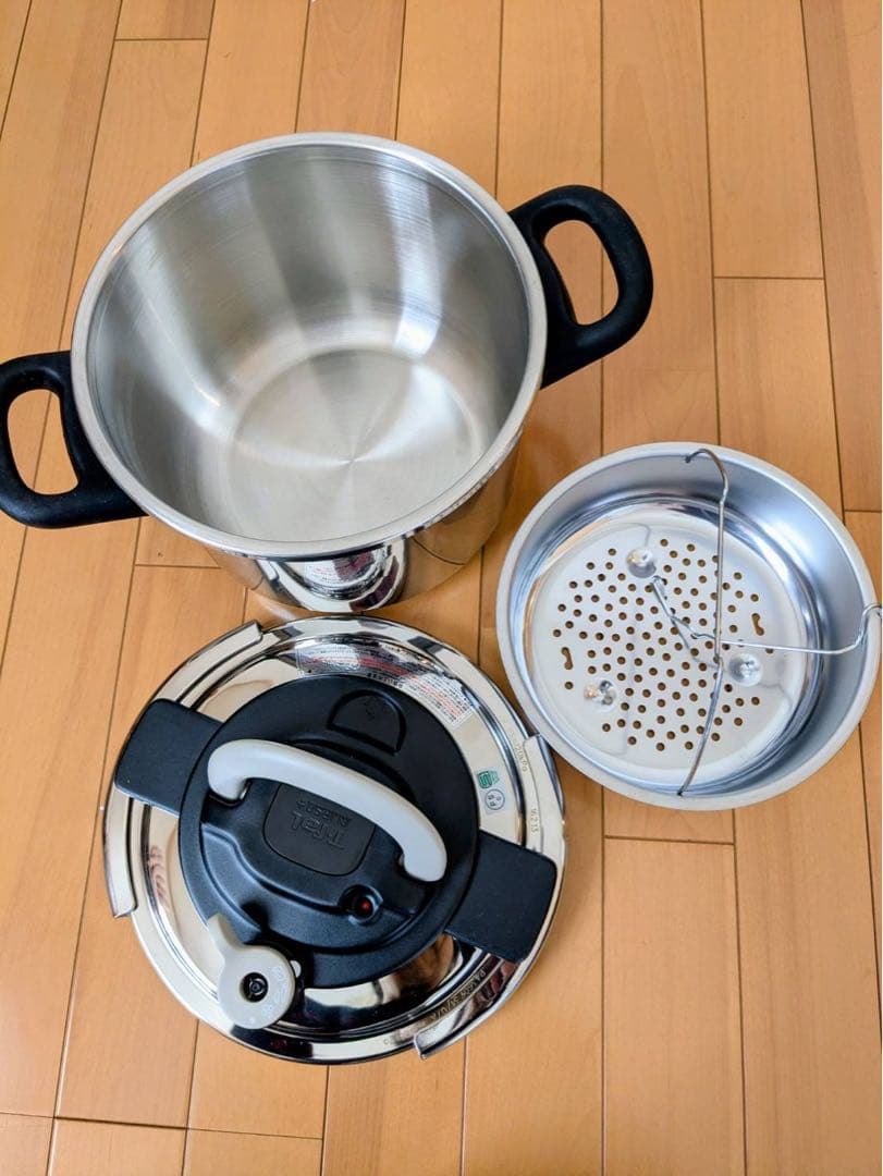 T-fal Clipso 圧力鍋 360度開閉　6L 未使用
