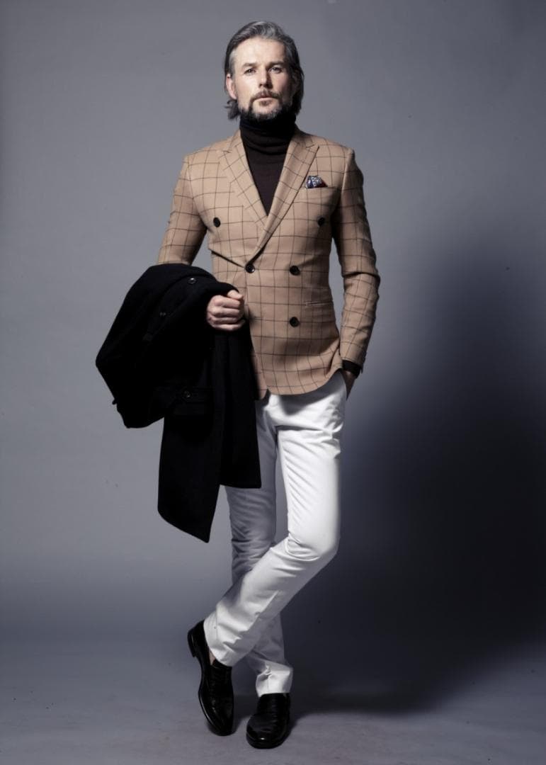 【2014AW】クラシックなダブルの3ピーススーツ（セットアップ）