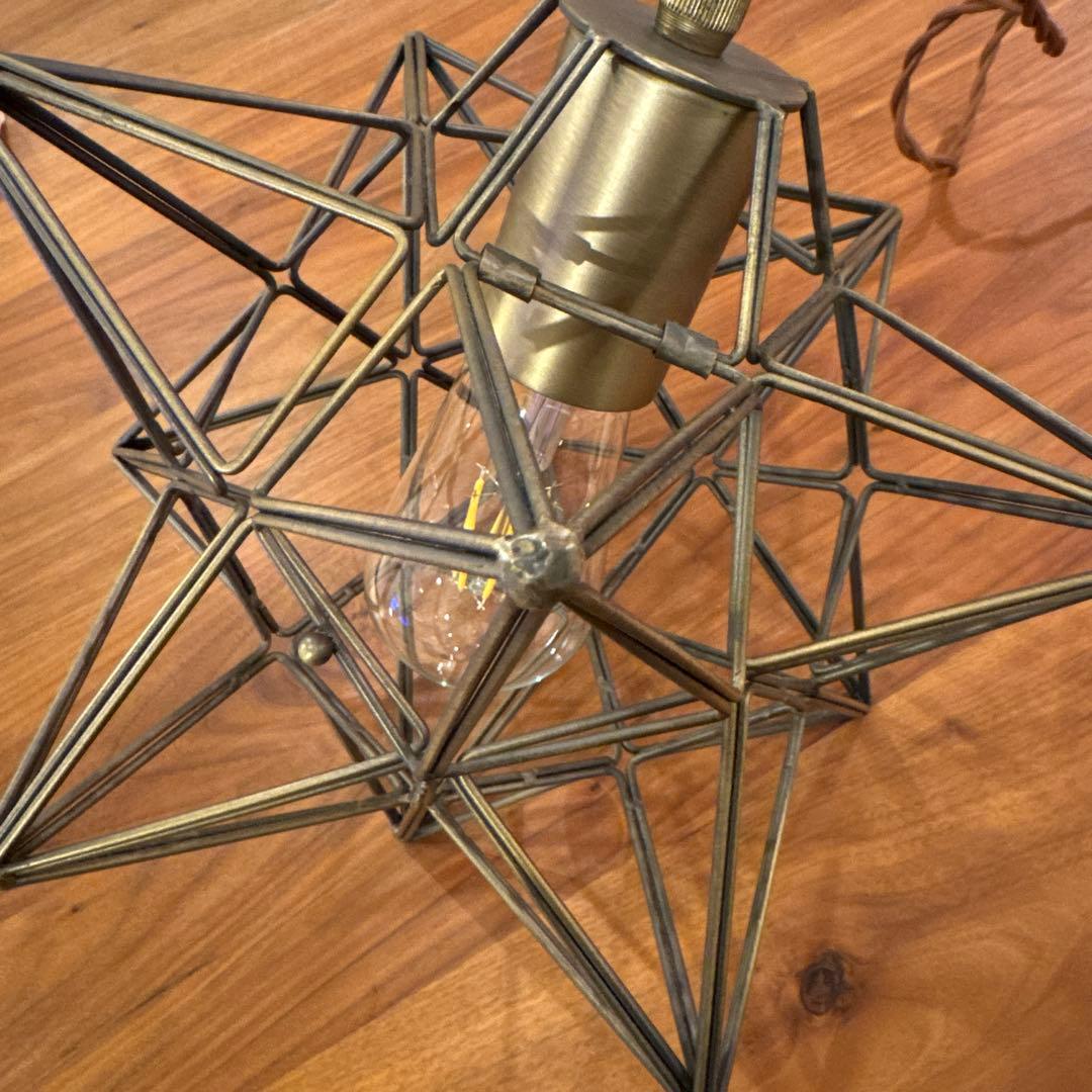 星型 ペンダントライト アンティーク仕様