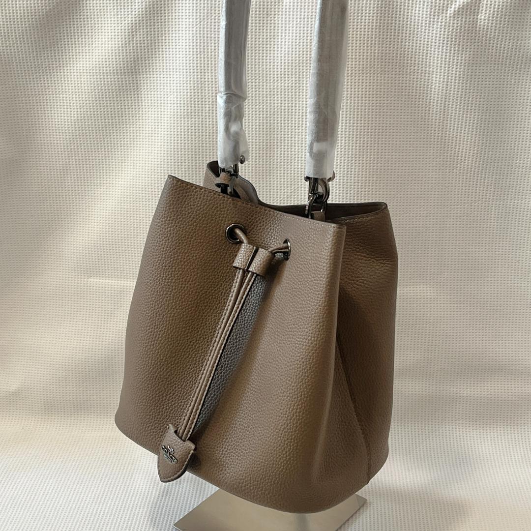 未使用 COACH コーチ ローアン バケット バッグ ブラウン 茶 人気