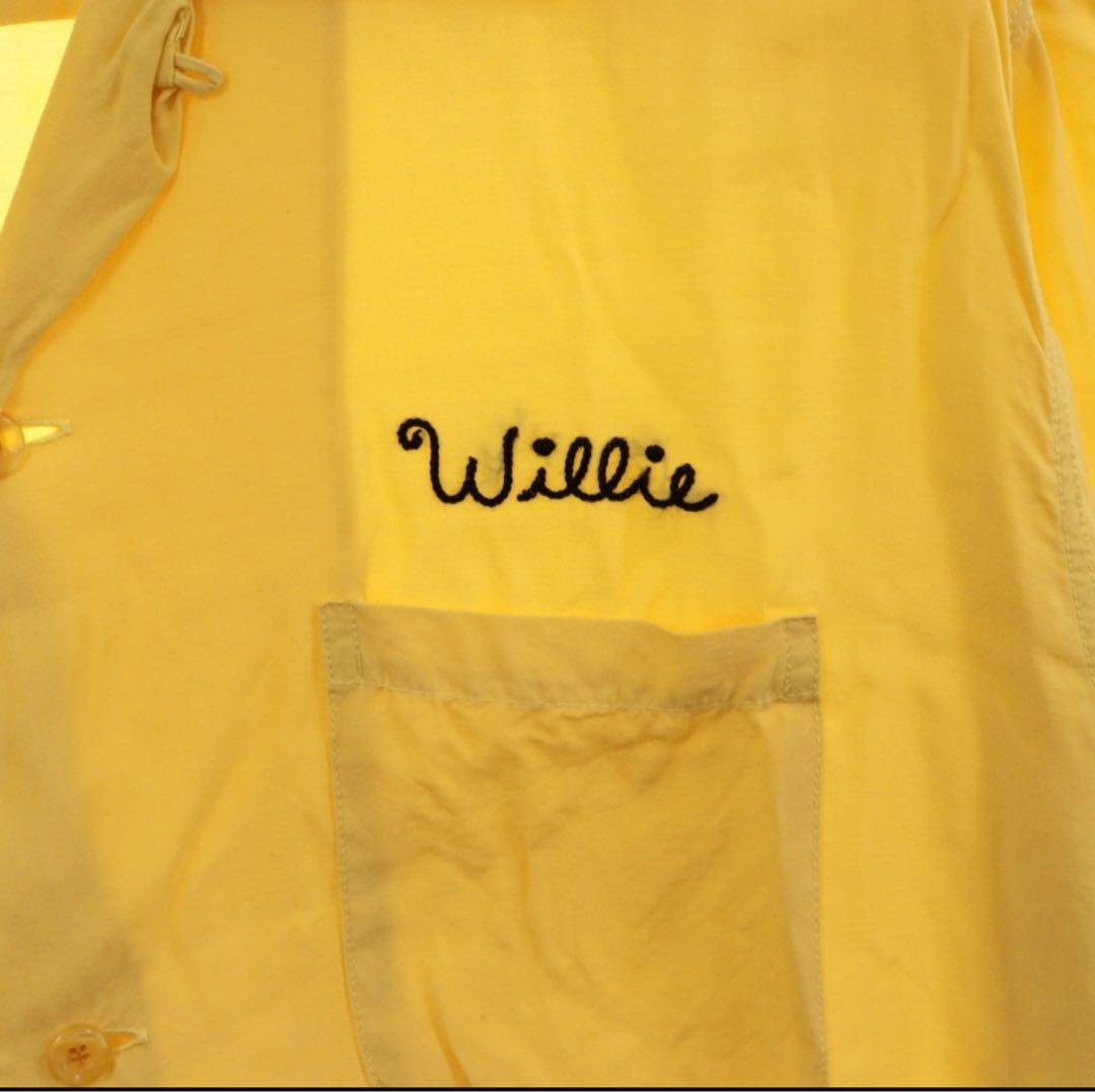 Style Eyes スタイルアイズ　XL 黄色　レーヨン　ボーリングシャツ