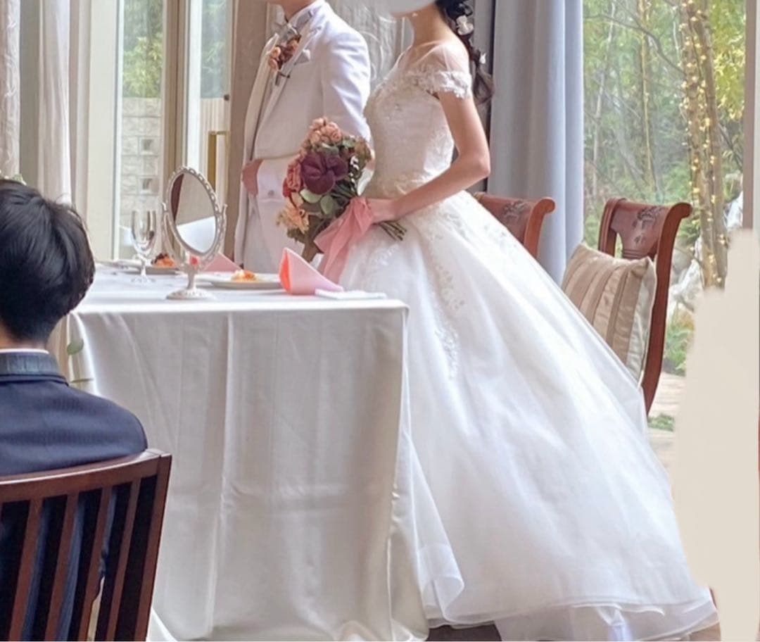 ウェディングドレス　美品　結婚式　前撮り　フォトウェディング　二次会　ドレス