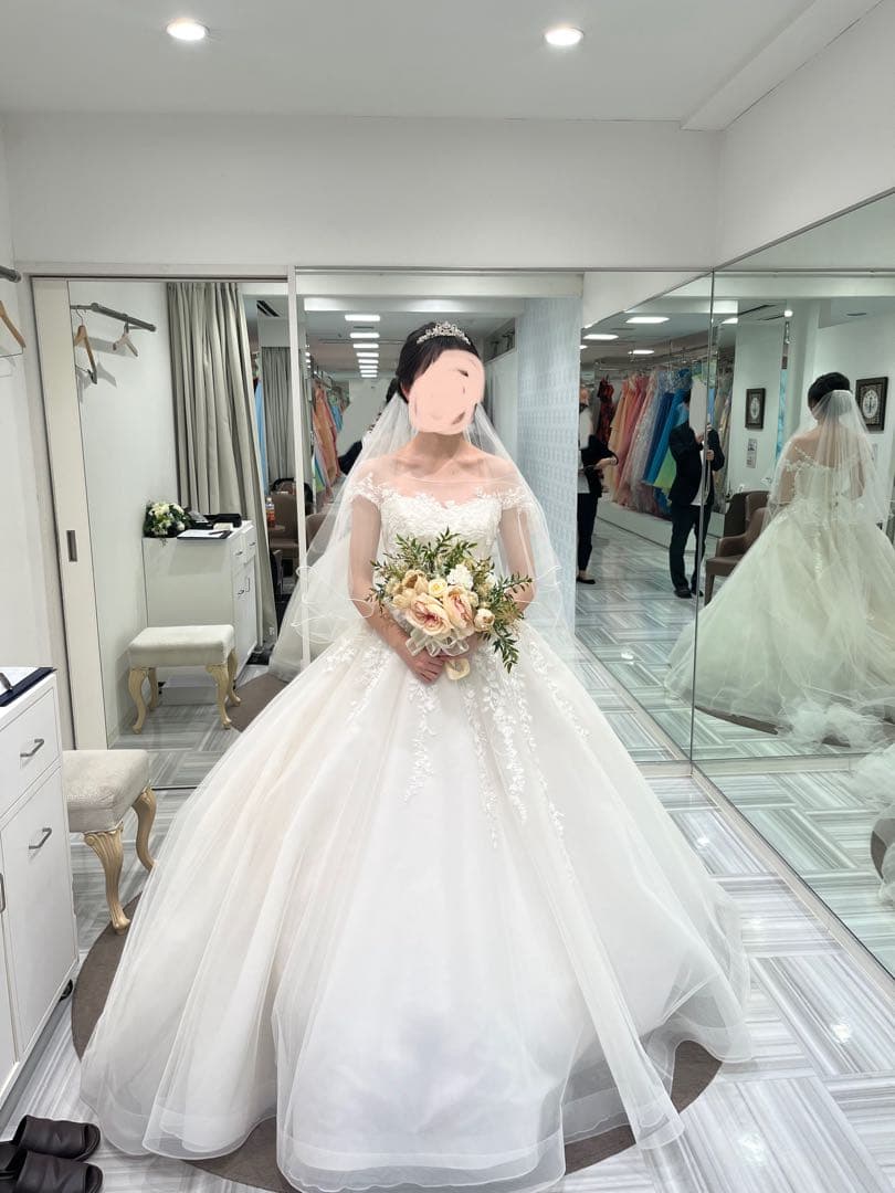 ウェディングドレス　美品　結婚式　前撮り　フォトウェディング　二次会　ドレス