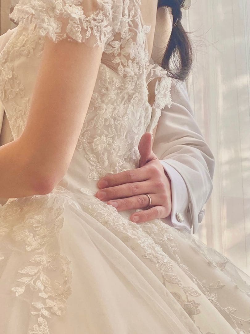 ウェディングドレス　美品　結婚式　前撮り　フォトウェディング　二次会　ドレス