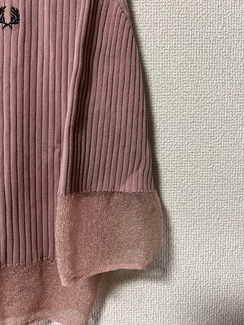 【フレッドペリー】Sheer Trim Knitted Shirt K7138