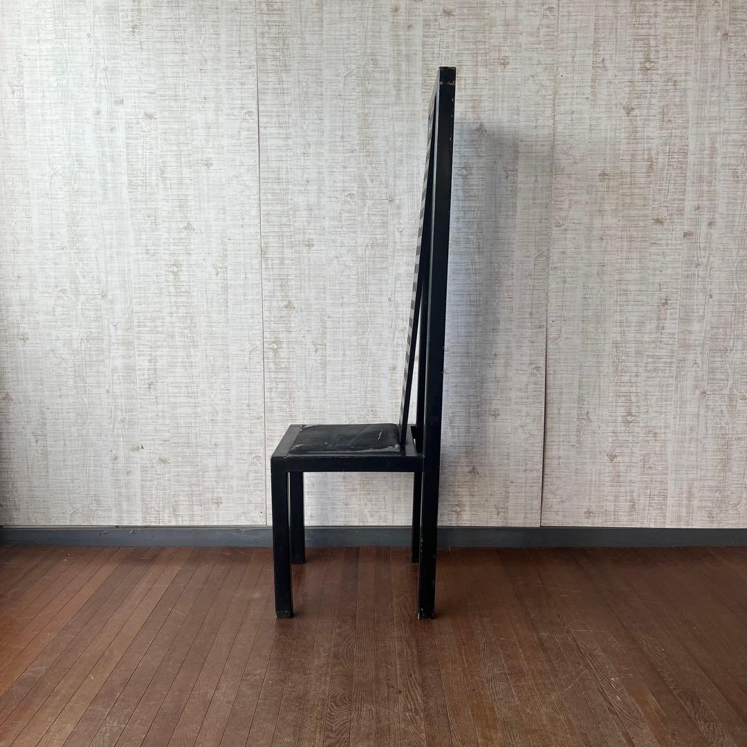 【アンティーク】木製 ハイバックチェア ヴィンテージチェア 椅子 古民家 古家具