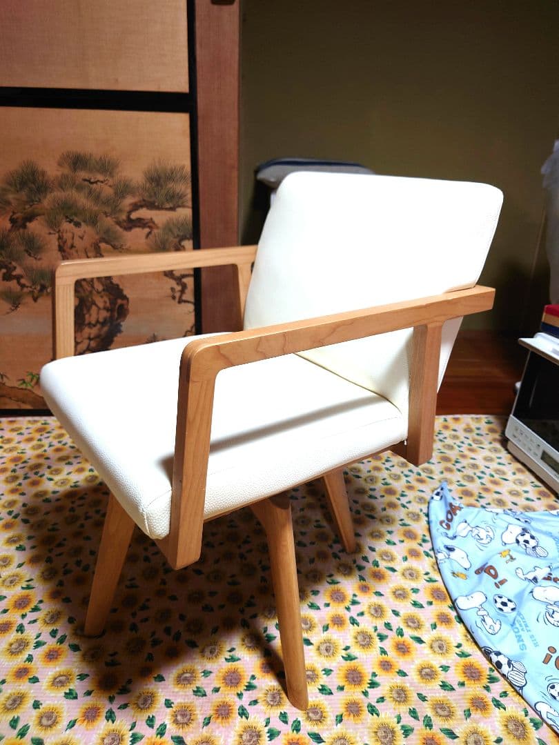 ※在庫処分大特価※シギヤマ家具工業 ホワイトチェア