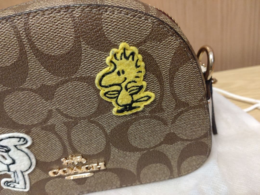 COACH　スヌーピー　ショルダーバック