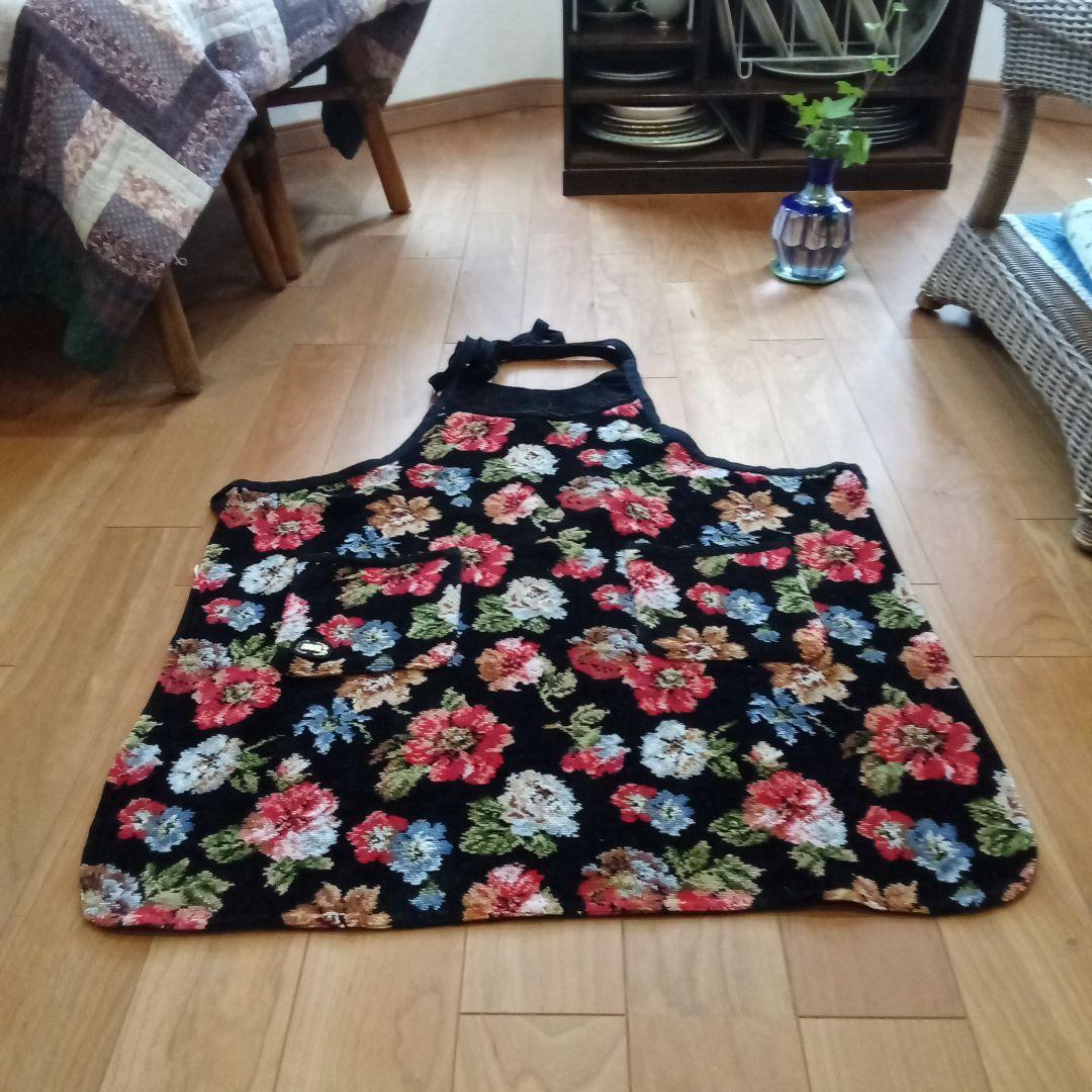 花柄エプロン　　FEILER　　美品