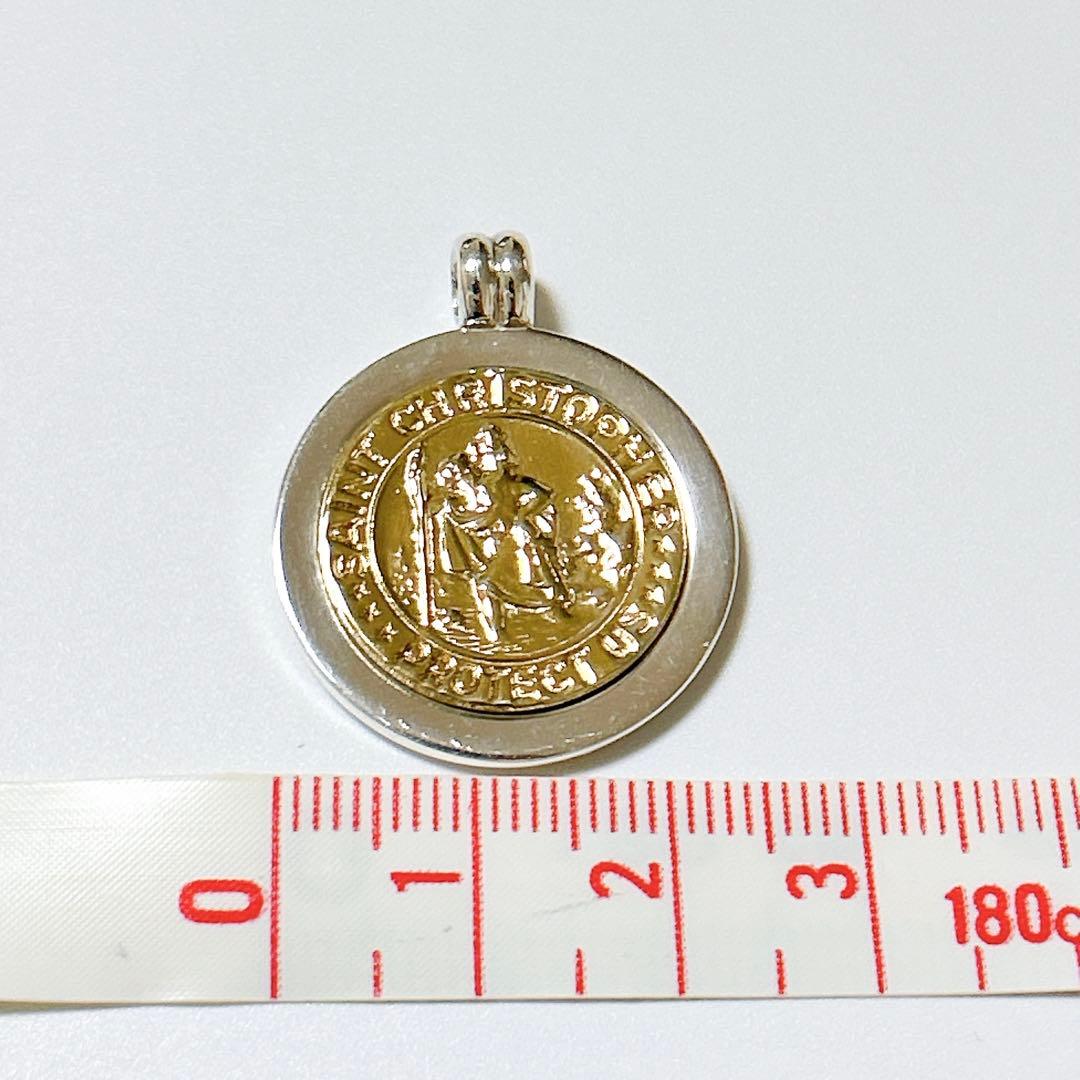 【超美品】ティファニー セントクリストファー ペンダント　トップのみ