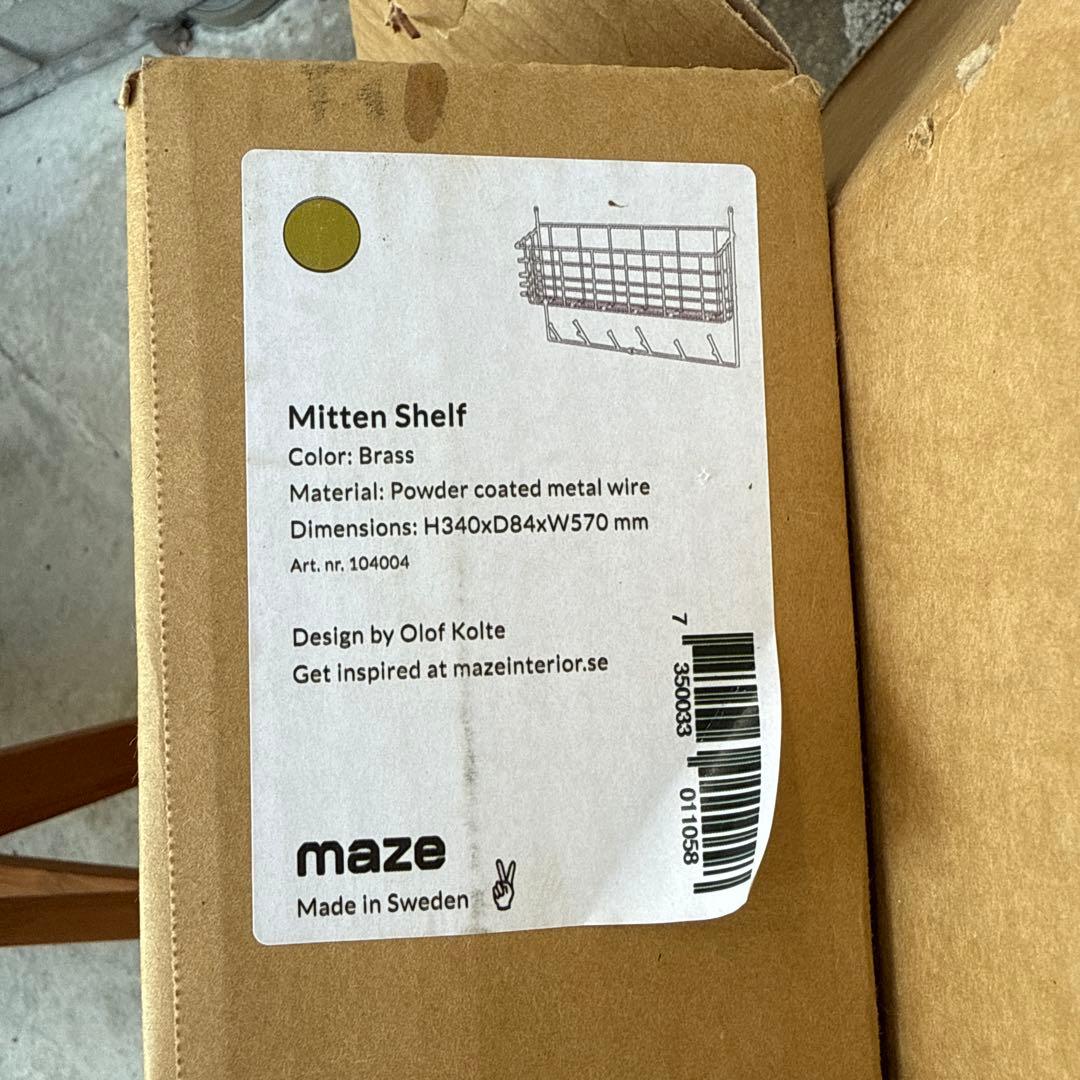 MITTEN SHELF アクタス取扱い　未使用　No2