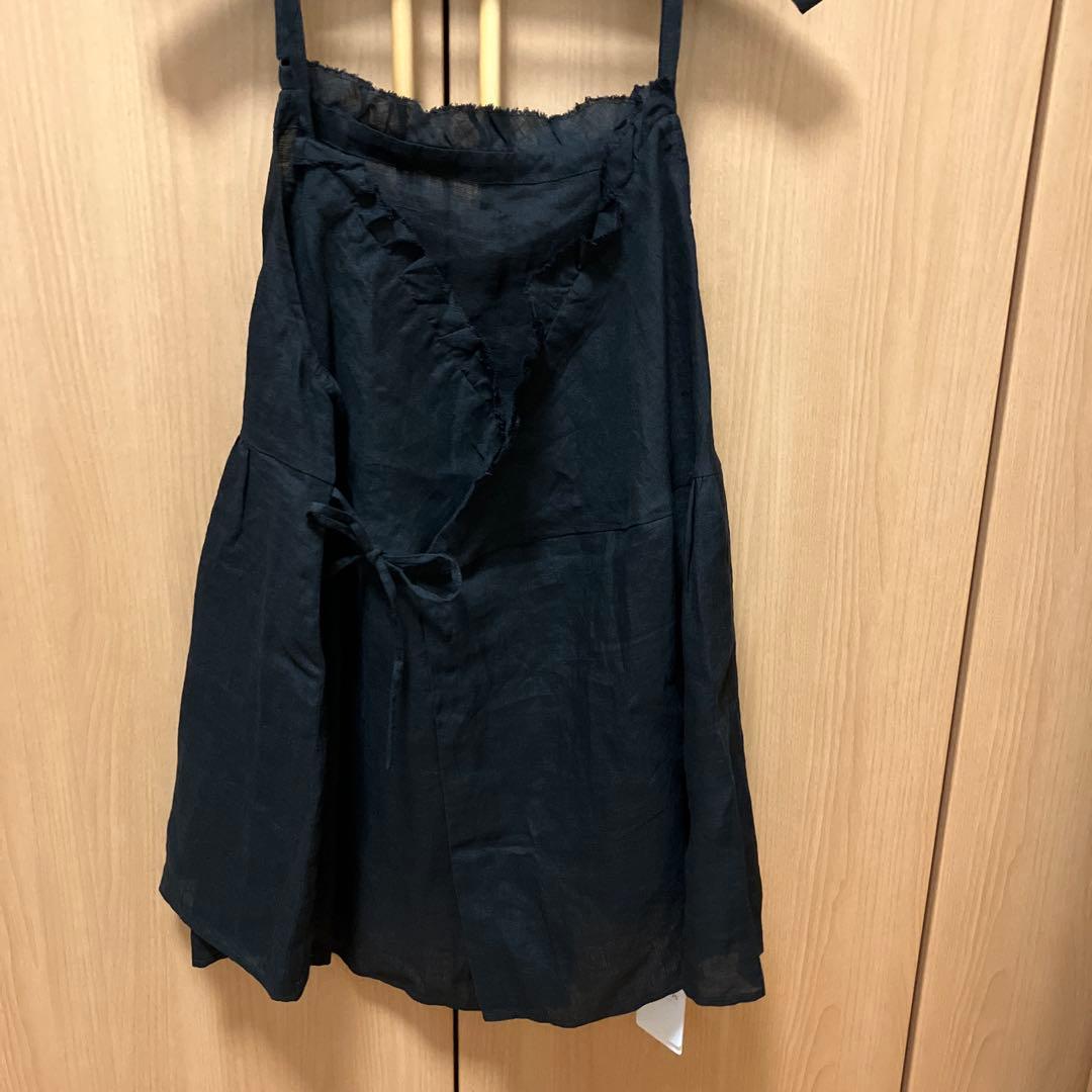 [新品]ジャーナルスタンダード ラックス　60リネンキャミブラウス(ブラック)