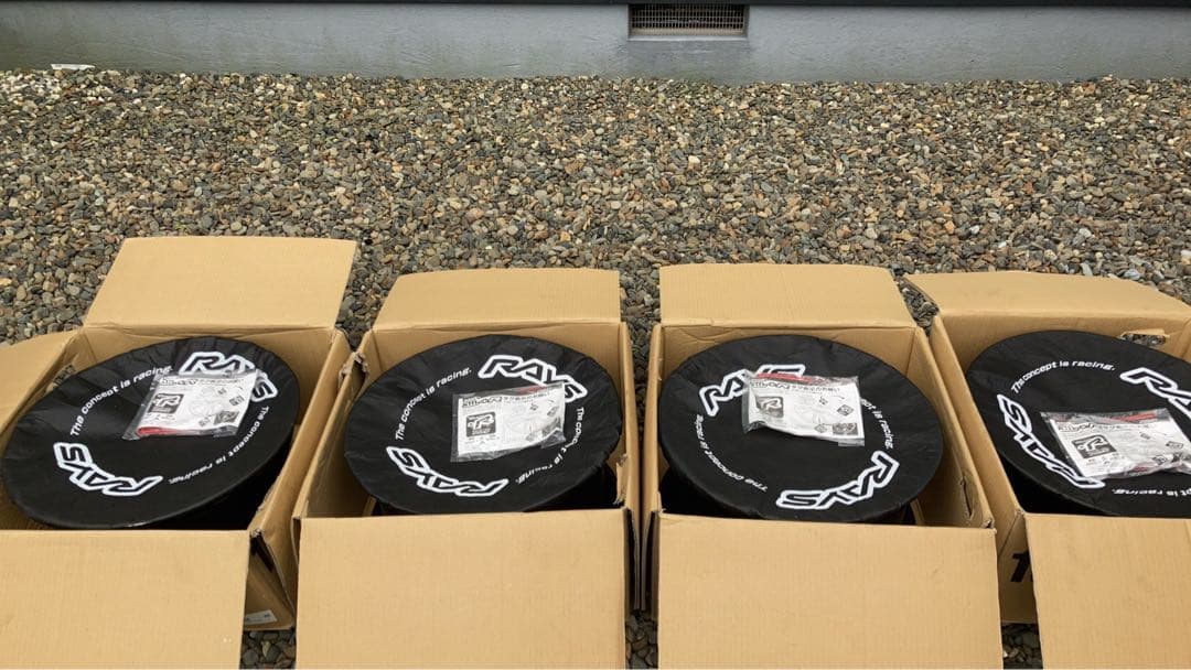 nazzさま専用⭐︎① Rays 18インチ ホイール ブラック/シルバー