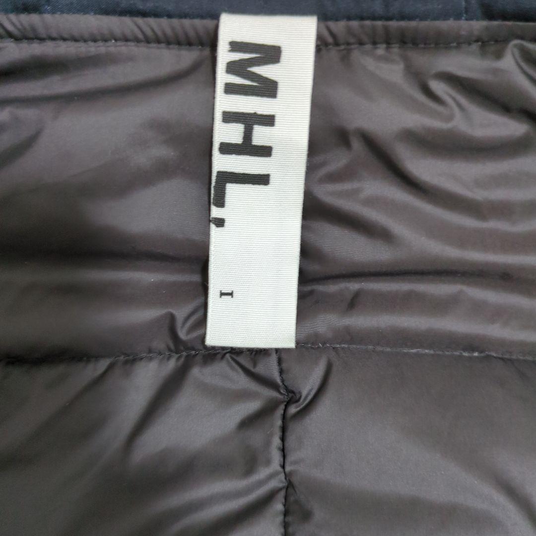 試着のみ　MHL. ネイビー モッズコート インナーダウン