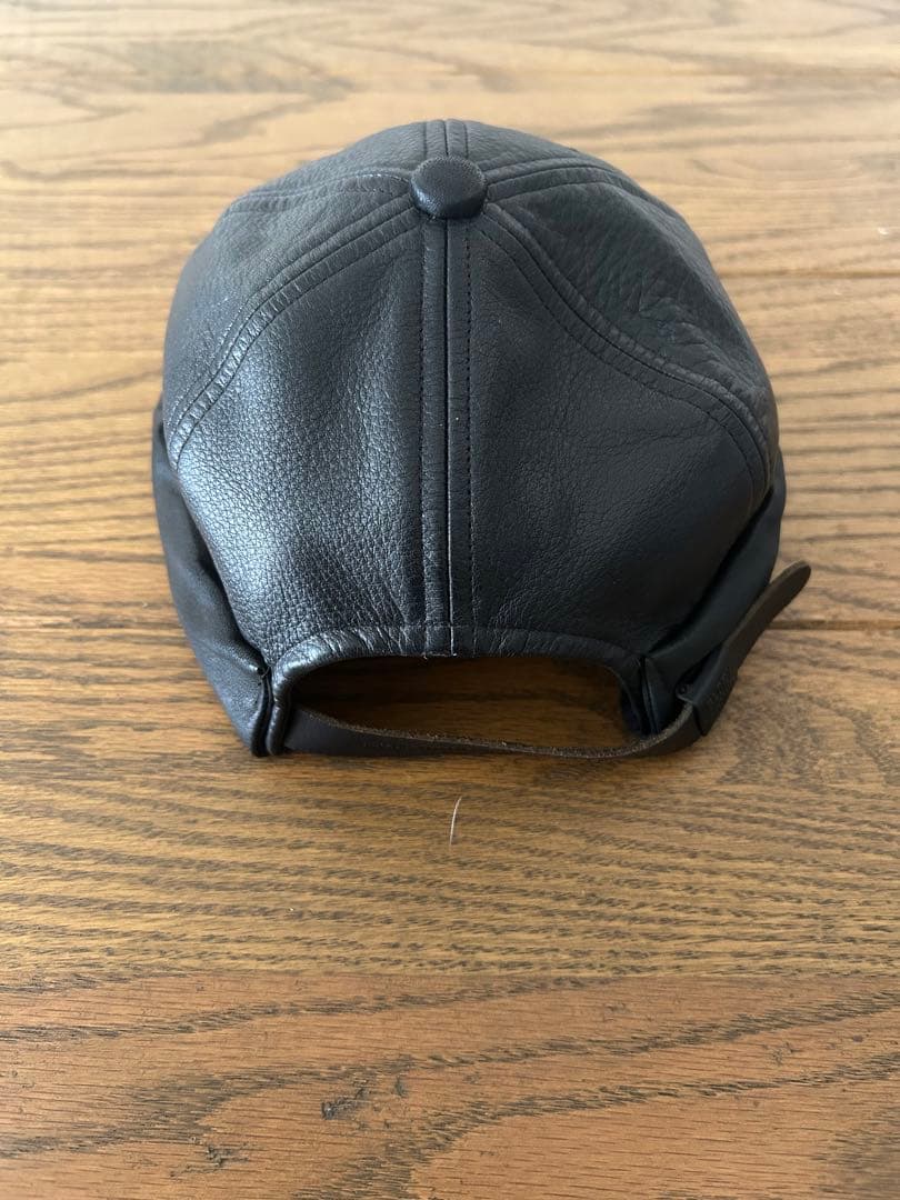 cootie レザーサグキャップ　本革　希少　クーティー