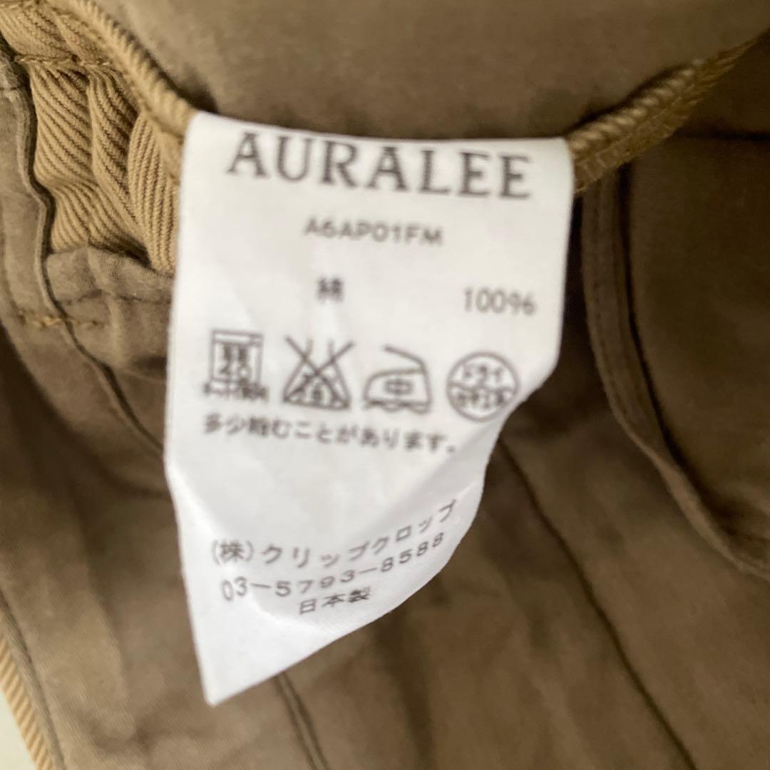 AURALEE FINX MOLESKIN WIDE PANTS / サイズ４