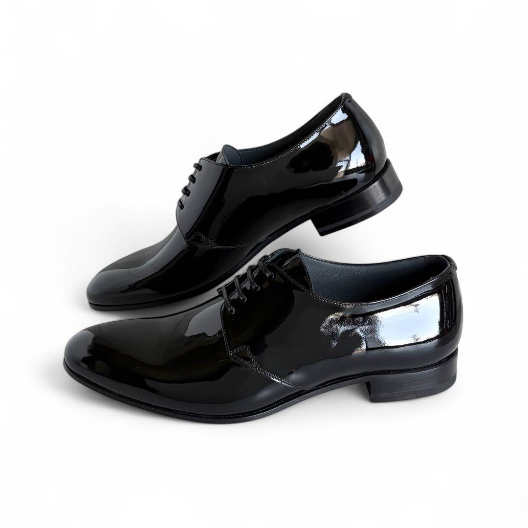 未使用 DIOR エナメルドレスシューズ 39.5 ブラック