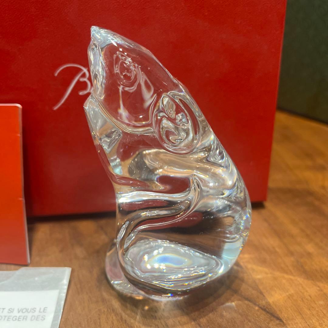 Baccarat クリスタル　干支　ネズミ