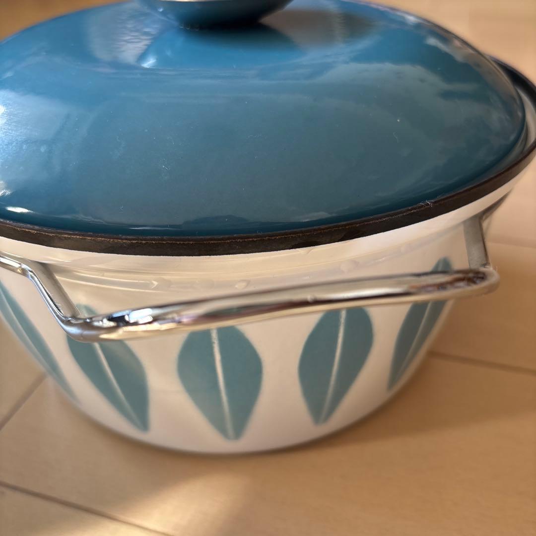 キャサリンホルム　両手鍋　ホーロー　ロータス