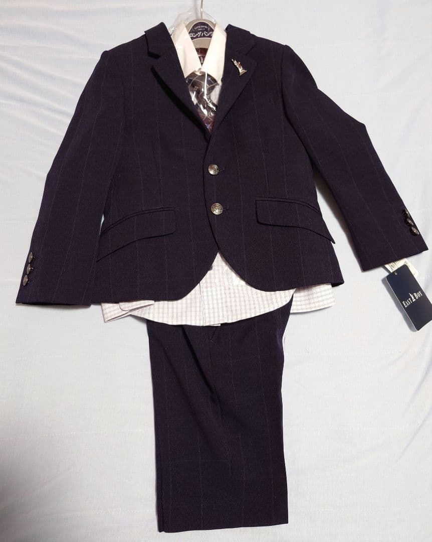 新品 イーストボーイ 110 男の子 フォーマル スーツ ワイシャツ セット