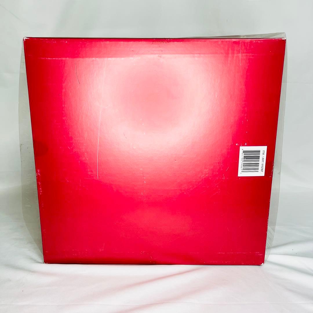 コストコ クリスマス オーナメント 赤 ガラス 大玉9個 箱付　ツリー用