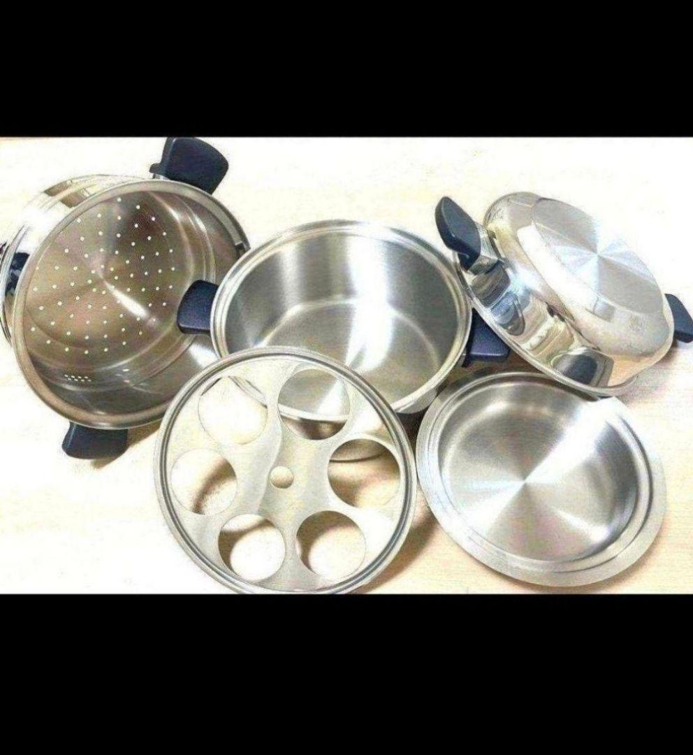 専用超美品 2024年製 アムウェイ 18/8ステンレス 鍋 Mセット@