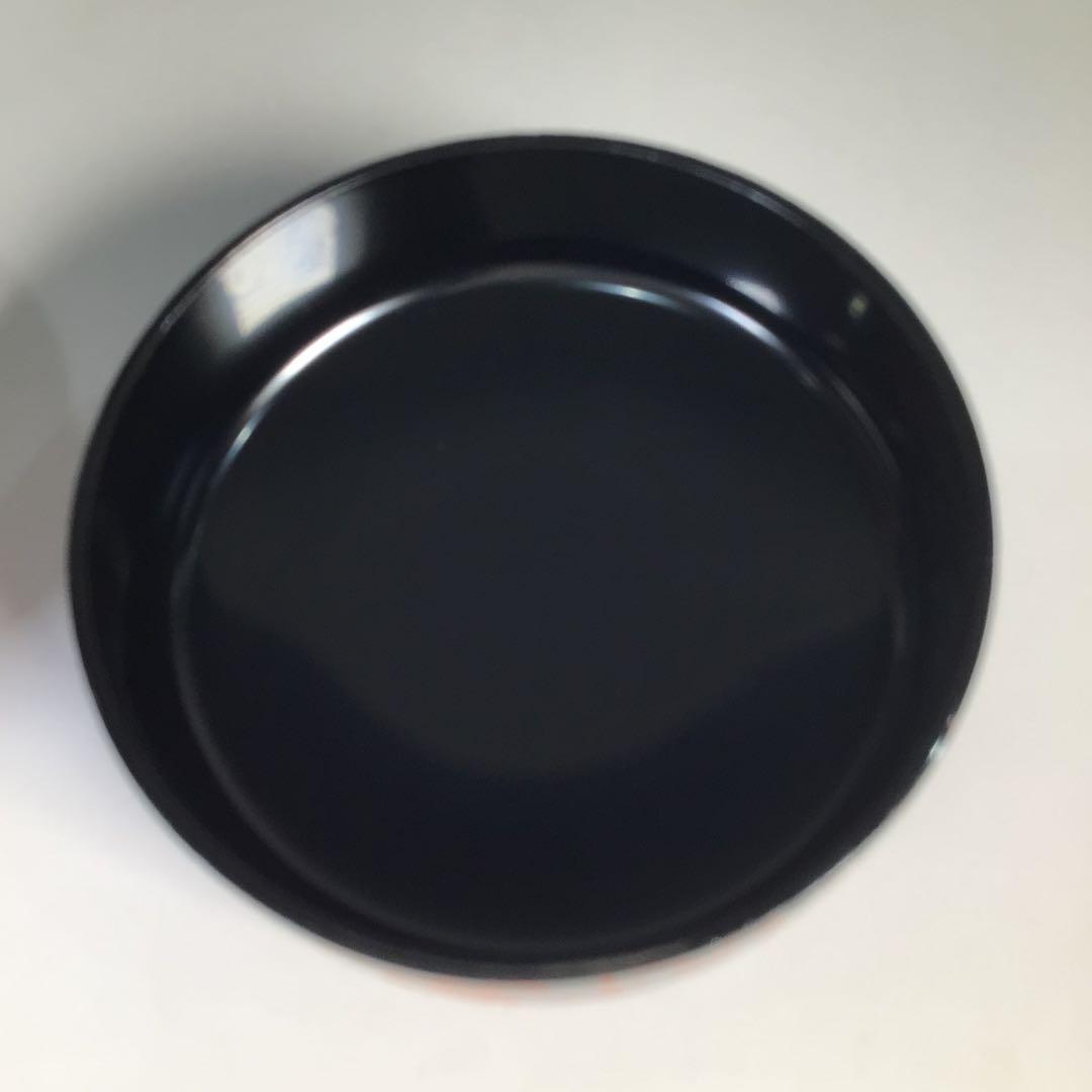 Ｍ７２４　棗　『藤原清助(静雨)作』『沈朱牡丹彫』『中棗』　共箱　茶道具