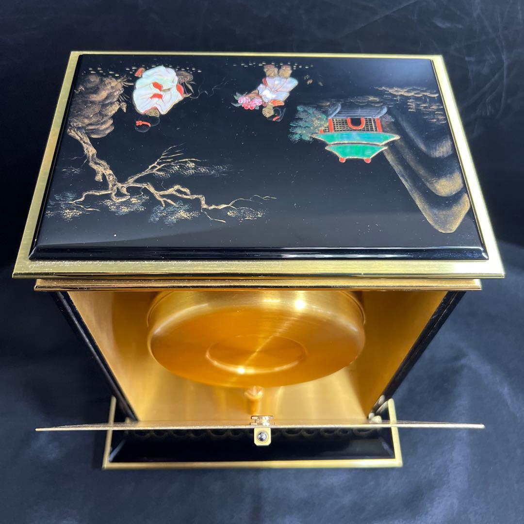 ジャガールクルト　アトモス　蒔絵最高級　時計　高さ27.5㎝幅22.5㎝チエウ