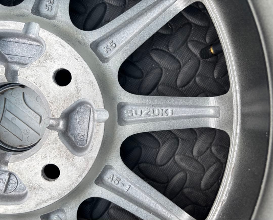 スズキ HA36s アルトワークス 純正 15インチ 4本 エアバルブ新品交換済