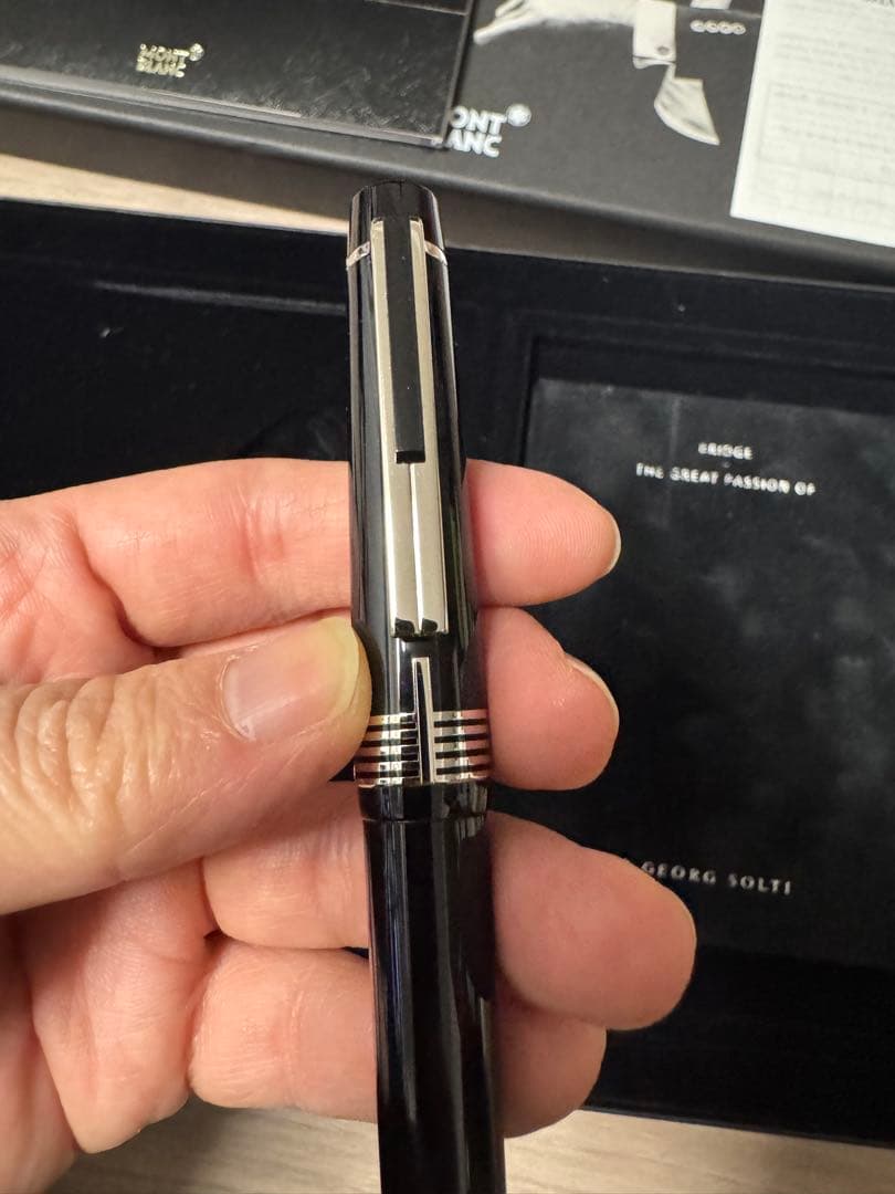未使用 モンブラン 限定 ボールペン ゲオルグ・ショルティ ドネーションペン