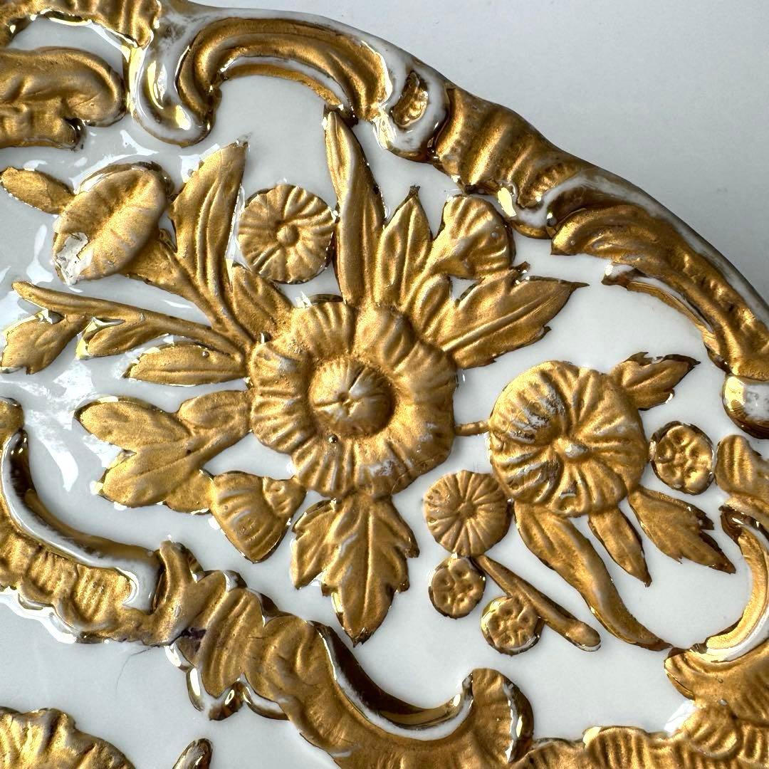 金彩大皿　飾皿　ヴィンテージ品　カナダ買付食器