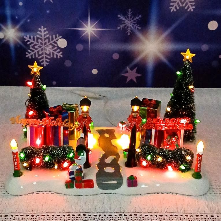 g*a様 DEPARTMENT56 クリスマス イルミネーション ジオラマ ヴィ