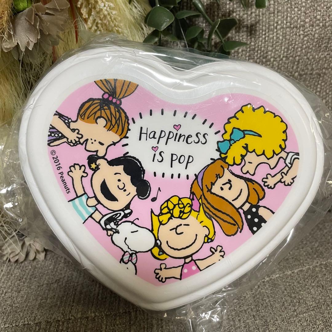 PLAZA スヌーピー 3P ランチハート ランチボックス　お弁当箱　保存容器