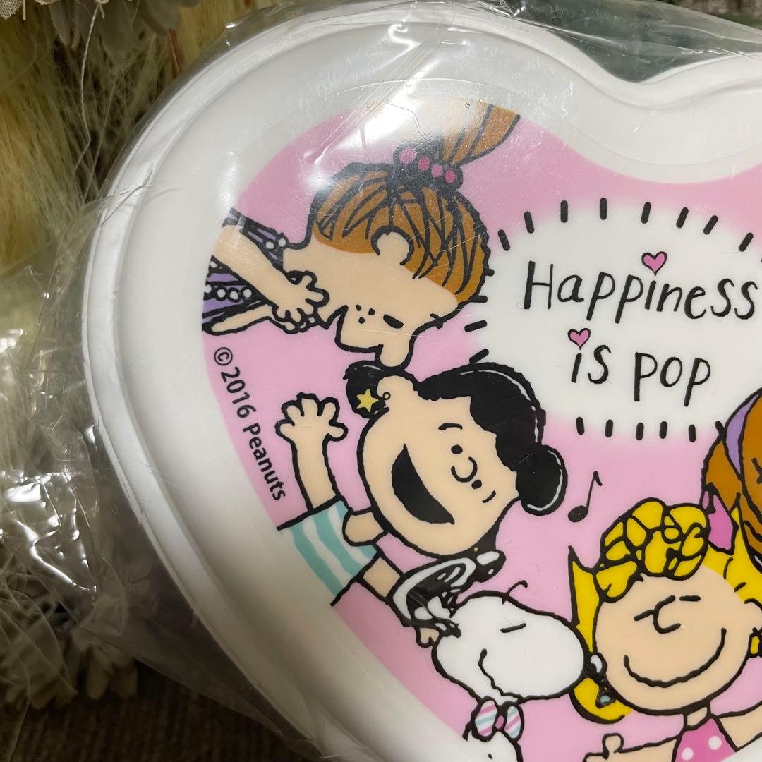 PLAZA スヌーピー 3P ランチハート ランチボックス　お弁当箱　保存容器